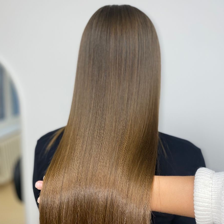 Keratin & hair smoothening