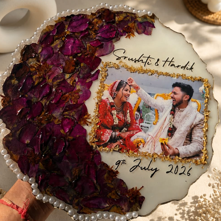 Personalized resin frames